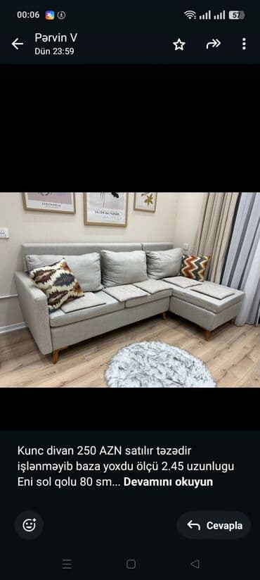 Künc divan lalafo.az -da Künc divan