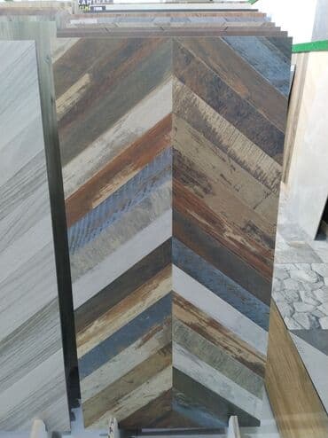 Dekorativ döşəmə/üzlük paneli – “balıqquyruğu” (chevron) naxışlı - lalafo.az -da Dekorativ döşəmə/üzlük paneli – “balıqquyruğu” (chevron) naxışlı -