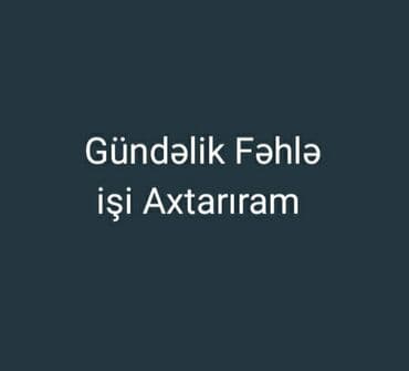 Fəhlə, 3-5 illik təcrübə, Gündəlik ödəniş lalafo.az -da Fəhlə, 3-5 illik təcrübə, Gündəlik ödəniş