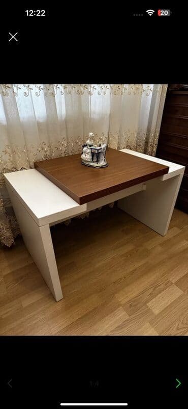 Jurnal masası, Açılmayan, Laminat, Kvadrat masa lalafo.az -da Jurnal masası, Açılmayan, Laminat, Kvadrat masa