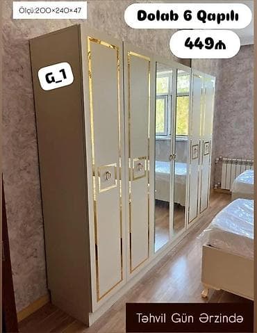 6 qapı, Güzgülü, Digər rəng, Açılan, Düz dolab lalafo.az -da 6 qapı, Güzgülü, Digər rəng, Açılan, Düz dolab