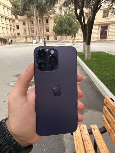 IPhone 14 Pro Max, 256 GB, Deep Purple, Simsiz şarj lalafo.az -da IPhone 14 Pro Max, 256 GB, Deep Purple, Simsiz şarj