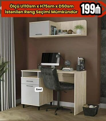 Düz masa, Stulsuz, Polkalı, Siyirməli, Sadə laminat lalafo.az -da Düz masa, Stulsuz, Polkalı, Siyirməli, Sadə laminat