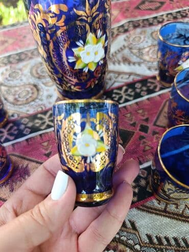 Çexiya istehsalı Bohemia Glass Likör dəsti - qrafin və altı ədəd lalafo.az -da Çexiya istehsalı Bohemia Glass Likör dəsti - qrafin və altı ədəd