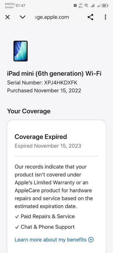 İşlənmiş Apple iPad mini 6 (2021), 8,4", 256 GB, Ünvandan götürmə, Pulsuz çatdırılma lalafo.az -da İşlənmiş Apple iPad mini 6 (2021), 8,4", 256 GB, Ünvandan götürmə, Pulsuz çatdırılma