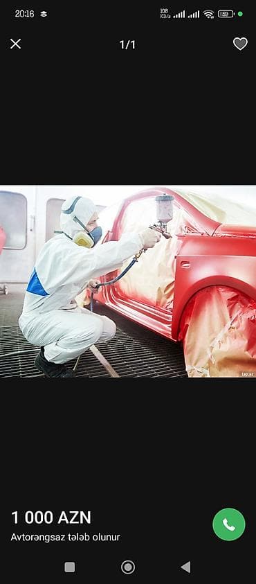 Avto rəngsaz tələb olunur, Növbəli qrafik lalafo.az -da Avto rəngsaz tələb olunur, Növbəli qrafik