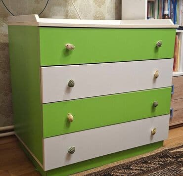 Komod, Ağ-yaşıl Eni 90 Dərinliyi 60 Hünd. 85 Ətraflı məlumat üçün lalafo.az -da Komod, Ağ-yaşıl Eni 90 Dərinliyi 60 Hünd. 85 Ətraflı məlumat üçün