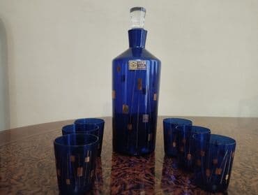 Məhsul: Bohemia şüşə dəsti – butulka və 6 stəkan - Mənşə lalafo.az -da Məhsul: Bohemia şüşə dəsti – butulka və 6 stəkan - Mənşə