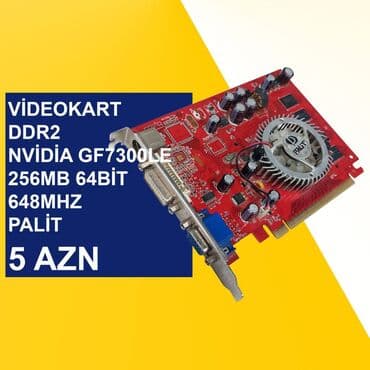 Videokart "Nvidia GF7300LE 256MB 64bit 648Mhz Palit" ⭐Qiymət – 5 AZN lalafo.az -da Videokart "Nvidia GF7300LE 256MB 64bit 648Mhz Palit" ⭐Qiymət – 5 AZN