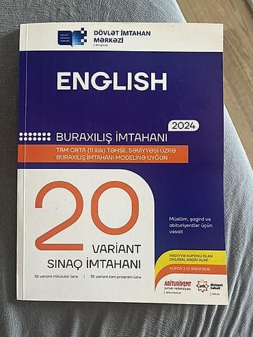 DİM İngilis dili buraxılış sınaqları — 20 Variant (2024) DİM-in tam lalafo.az -da DİM İngilis dili buraxılış sınaqları — 20 Variant (2024) DİM-in tam