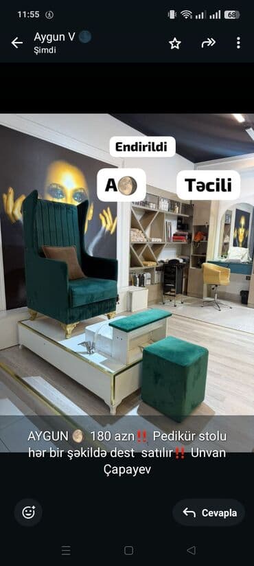 AYGUN 🌖 180 azn‼️ Pedikür stolu hər bir şəkildə dest satılır‼️ Unvan lalafo.az -da AYGUN 🌖 180 azn‼️ Pedikür stolu hər bir şəkildə dest satılır‼️ Unvan