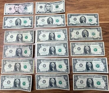 ABŞ dolları banknotları kolleksiyası • Növlər: 5$, 2$ və 1$ lalafo.az -da ABŞ dolları banknotları kolleksiyası • Növlər: 5$, 2$ və 1$