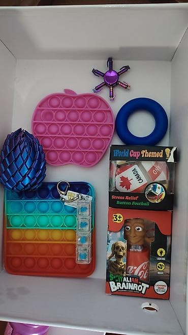 Antistress və sensorik oyuncaq seti Məzmun: - 2 ədəd silikon pop-it at lalafo.az Antistress və sensorik oyuncaq seti Məzmun: - 2 ədəd silikon pop-it