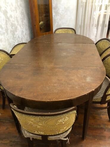 Qonaq otağı üçün, Transformer, Oval masa, 6 stul lalafo.az -da Qonaq otağı üçün, Transformer, Oval masa, 6 stul