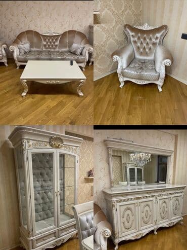 Qonaq desti təzə kimidi divan kreslo+jurnalni+qorka+ komod 1600₼ lalafo.az -da Qonaq desti təzə kimidi divan kreslo+jurnalni+qorka+ komod 1600₼