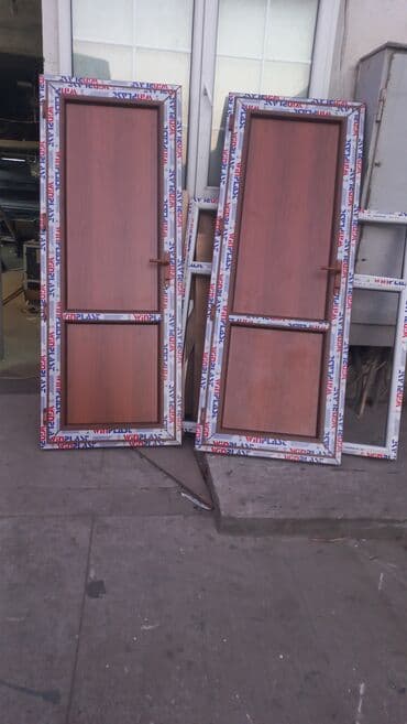 Бункерные двери: Для ванной Новый Пластиковая дверь 70х200 см С наличником, Без гарантии, Платная установка, Платная доставка at lalafo.az — 1 Бункерные двери: Для ванной Новый Пластиковая дверь 70х200 см С наличником, Без гарантии, Платная установка, Платная доставка — 1