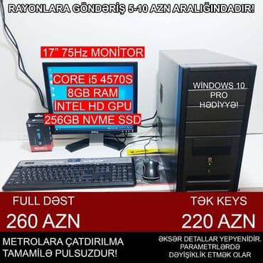 Masaüstü Kompüter "DDR3 H81 1150 Core i5 4570S” ⭐Tək Sistem Bloku – lalafo.az -da Masaüstü Kompüter "DDR3 H81 1150 Core i5 4570S” ⭐Tək Sistem Bloku –