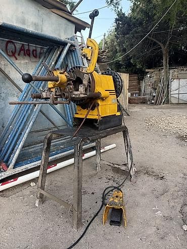 Elektriklə işləyən boru kəsmə və yiv açma (rezba) aparatı - Geniş lalafo.az -da Elektriklə işləyən boru kəsmə və yiv açma (rezba) aparatı - Geniş