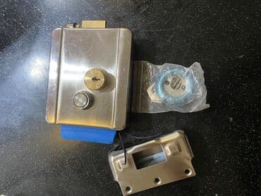 Qapı zamokları: Elektron qapı kilidi – paslanmayan metal korpuslu, cilalanmış nikel lalafo.az -da — 1 Qapı zamokları: Elektron qapı kilidi – paslanmayan metal korpuslu, cilalanmış nikel — 1