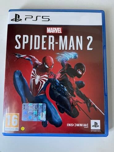 PS5 oyunu: Marvel’s Spider-Man 2 (Disk versiyası) Cızığsızdır ciddi lalafo.az -da PS5 oyunu: Marvel’s Spider-Man 2 (Disk versiyası) Cızığsızdır ciddi