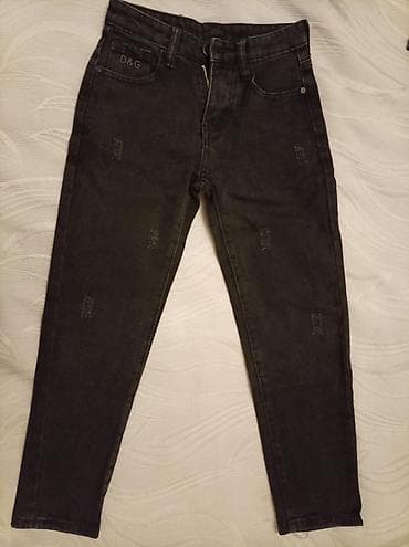 Qara rəngli D&G cins şalvar 7 yaş lalafo.az -da Qara rəngli D&G cins şalvar 7 yaş