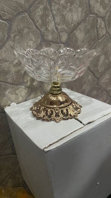 Yenidir Büllur meyvə/qənnadı qabı – dekorativ altlıqla - Yuxarı lalafo.az -da Yenidir Büllur meyvə/qənnadı qabı – dekorativ altlıqla - Yuxarı