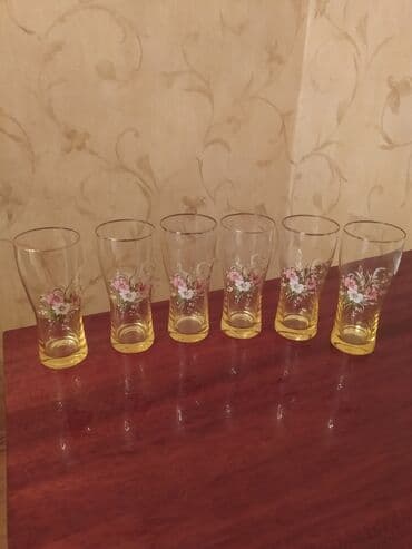 Rümkalar, rəng - Sarı, Şüşə, 6 ədədli dəst, Rusiya lalafo.az -da Rümkalar, rəng - Sarı, Şüşə, 6 ədədli dəst, Rusiya