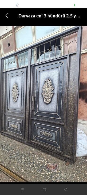 Darvaza yeni (eni 3 hündürü 2.5),sifarişlə hazırlanır lalafo.az -da Darvaza yeni (eni 3 hündürü 2.5),sifarişlə hazırlanır