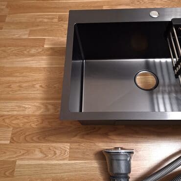 Джакузи ванны: Новый Квадратная Кухонная мойка, Без шкафа, Нержавейка, Бесплатная доставка at lalafo.az — 9 Джакузи ванны: Новый Квадратная Кухонная мойка, Без шкафа, Нержавейка, Бесплатная доставка — 9