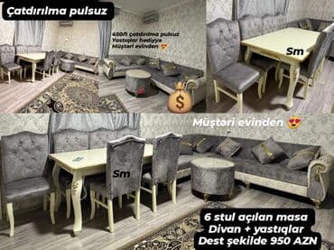 Yeni, Masa və oturacaqlar, Divan lalafo.az -da Yeni, Masa və oturacaqlar, Divan