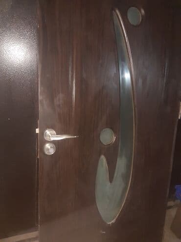 MDF qapı dəsti – dekorativ şüşə insertli - Material: MDF (ağac lalafo.az -da MDF qapı dəsti – dekorativ şüşə insertli - Material: MDF (ağac