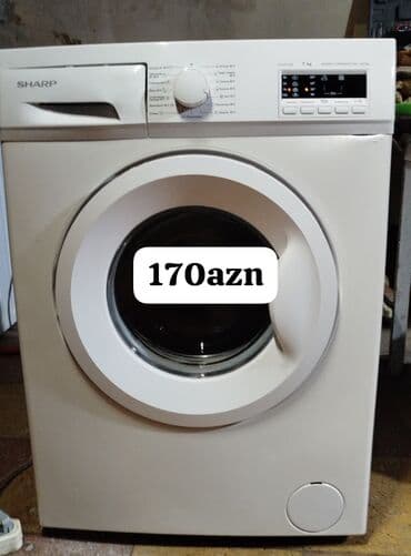 Paltaryuyan maşın Sharp, 7 kq, Avtomat, Qurutmasız, Kredit yoxdur lalafo.az -da Paltaryuyan maşın Sharp, 7 kq, Avtomat, Qurutmasız, Kredit yoxdur