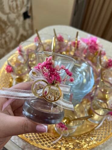 Çay dəsti, rəng - Qızılı, Şüşə lalafo.az -da Çay dəsti, rəng - Qızılı, Şüşə