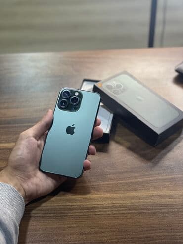 IPhone 13 Pro, 128 GB, Alpine Green, Sənədlərlə, Face ID, Simsiz şarj lalafo.az -da IPhone 13 Pro, 128 GB, Alpine Green, Sənədlərlə, Face ID, Simsiz şarj