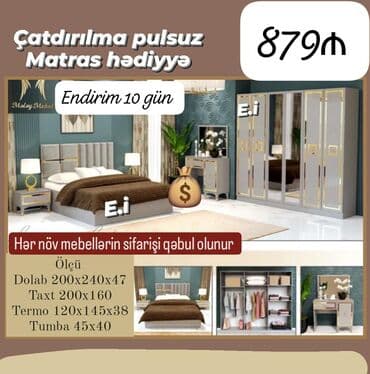 Yataq desti rəng seçimi var lalafo.az -da Yataq desti rəng seçimi var