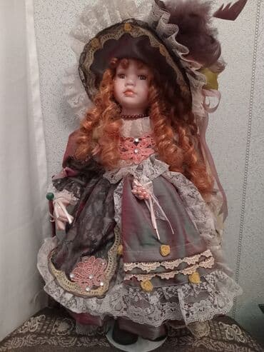 Porcelian kolleksiya kuklası – viktorian üslubunda - Material lalafo.az -da Porcelian kolleksiya kuklası – viktorian üslubunda - Material