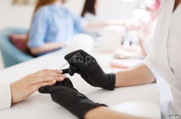 Manikür, Dırnaq qaynağı, Salonda lalafo.az -da Manikür, Dırnaq qaynağı, Salonda