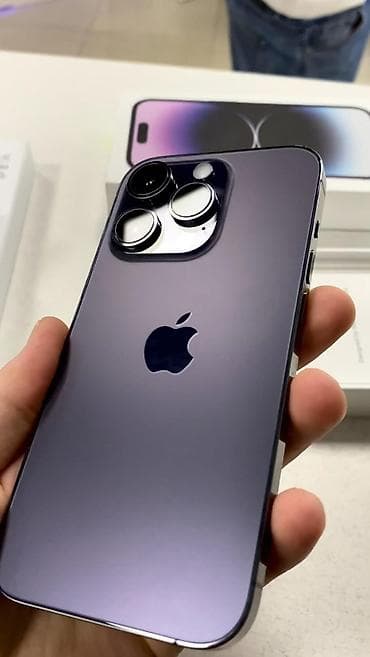 IPhone 14 Pro Max, 256 GB, Deep Purple, Zəmanət, Sənədlərlə lalafo.az -da IPhone 14 Pro Max, 256 GB, Deep Purple, Zəmanət, Sənədlərlə