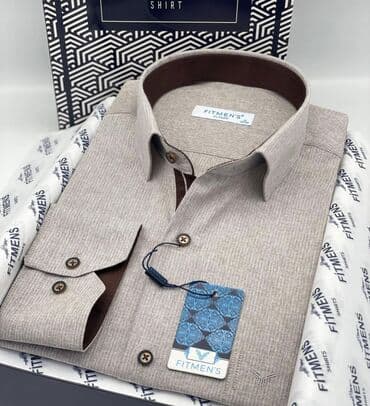 Köynək, 2XL, rəng - Bej lalafo.az -da Köynək, 2XL, rəng - Bej