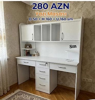 Yazı masası Sifarişle haizrlanir reng seçimi var 🌈 Seher içi lalafo.az -da Yazı masası Sifarişle haizrlanir reng seçimi var 🌈 Seher içi