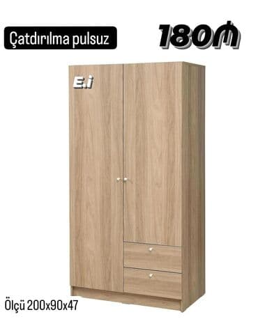 Açılan, 2 qapılı Düz dolab, Qarderob, paltar dolabı lalafo.az -da Açılan, 2 qapılı Düz dolab, Qarderob, paltar dolabı