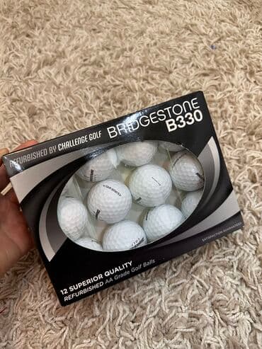 Мячи для гольфа BRIDGESTONE B330.
В наборе 12 штук. Новые lalafo.az -da Мячи для гольфа BRIDGESTONE B330.
В наборе 12 штук. Новые