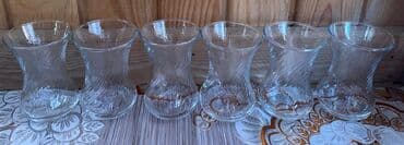 Armudu stəkanlar, Şüşə, 6 ədədli dəst lalafo.az -da Armudu stəkanlar, Şüşə, 6 ədədli dəst