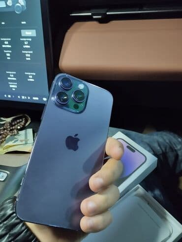 IPhone 14 Pro, Deep Purple, Face ID lalafo.az -da IPhone 14 Pro, Deep Purple, Face ID