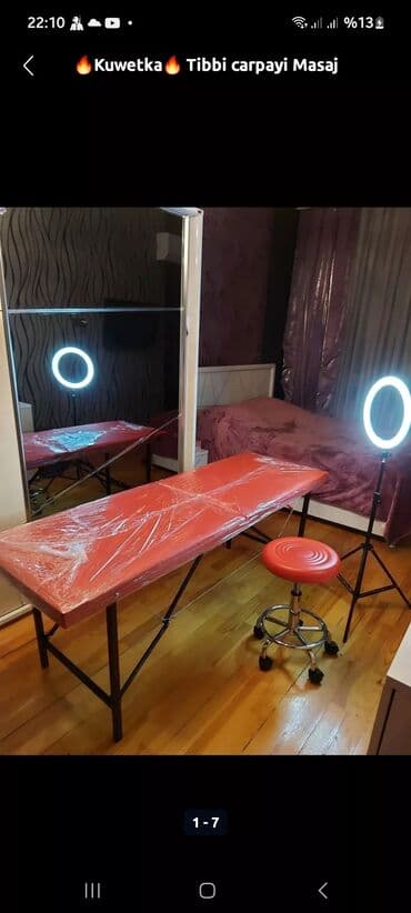 Полки, этажерки: Новый, Косметологическая кушетка, цвет - Черный at lalafo.az — 19 Полки, этажерки: Новый, Косметологическая кушетка, цвет - Черный — 19