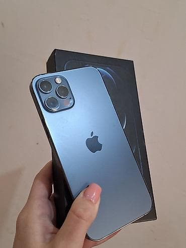 IPhone 12 Pro, 128 GB, Pacific Blue, Face ID lalafo.az -da IPhone 12 Pro, 128 GB, Pacific Blue, Face ID