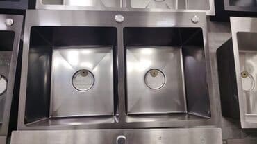 Unitaz baçokları: Kvadrat Mətbəx çanağı, Paslanmaz polad lalafo.az -da — 1 Unitaz baçokları: Kvadrat Mətbəx çanağı, Paslanmaz polad — 1