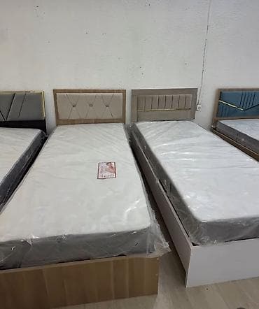 Tək nəfərlik çarpayı və döşək dəsti - Ölçü: təxmini 90x200 sm tək lalafo.az -da Tək nəfərlik çarpayı və döşək dəsti - Ölçü: təxmini 90x200 sm tək