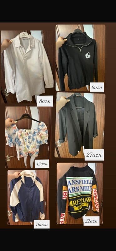 Geyimlər kolleksiyası: - Ağ klassik köynək, uzunqol, düyməli yaxa – 8 lalafo.az -da Geyimlər kolleksiyası: - Ağ klassik köynək, uzunqol, düyməli yaxa – 8