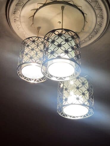 Çılçıraq, 3 lampa, Metal lalafo.az -da Çılçıraq, 3 lampa, Metal